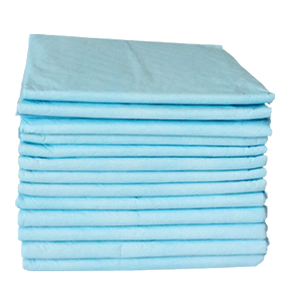 10Pcs Disposable Incontinence Bed Pad Pet Training Pad Heavy Absorbency Blue