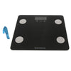 LCD Digital Electronic Bathroom Body Weight Scale Black 400 lbs 180 kg