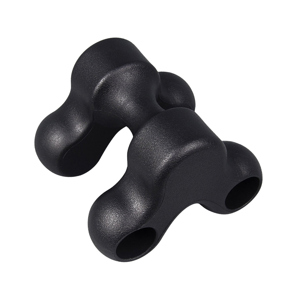 Bone Neck Pillow Massager Trigger Point for Shoulder Spine Back Waist Black