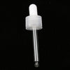 12 Pieces Refillable Empty Dropper Bottle 50ml Clear Cap White Dropper