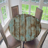 Table Cover Cloth Round Table Cloth for 1.2m Dimater Tables BBQ Shabby Wood