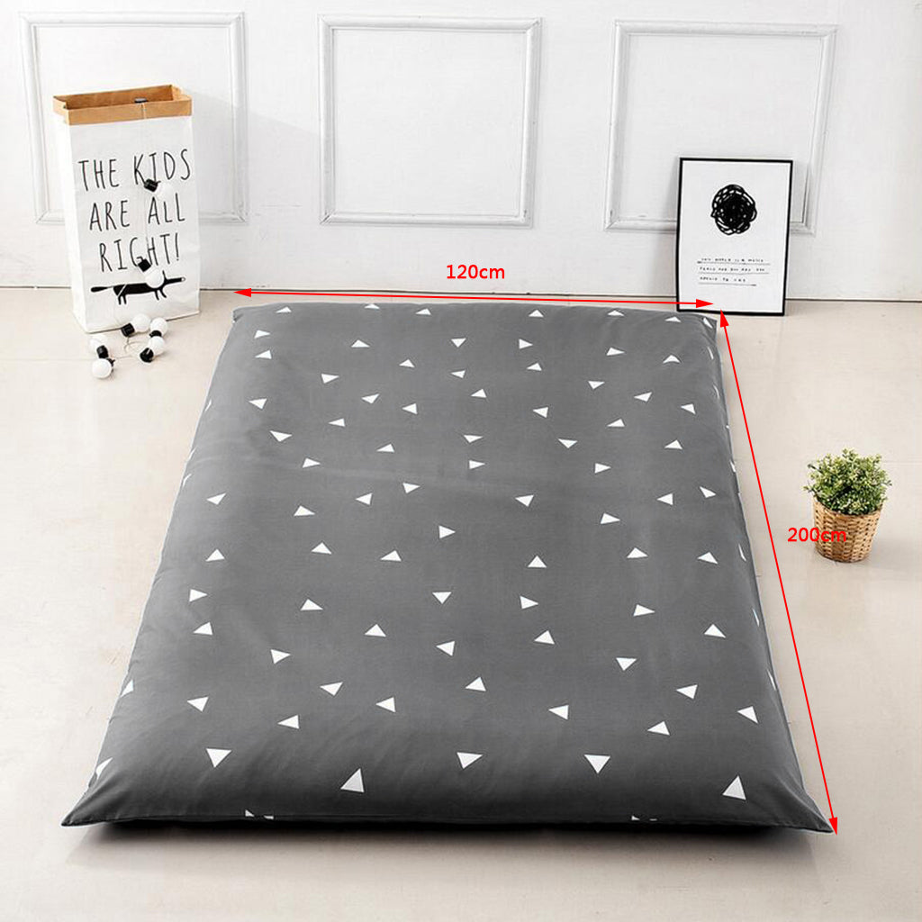 Tatami Mattress Cover Bedspread Floor Mat Coverlet 120x200cm Triangle