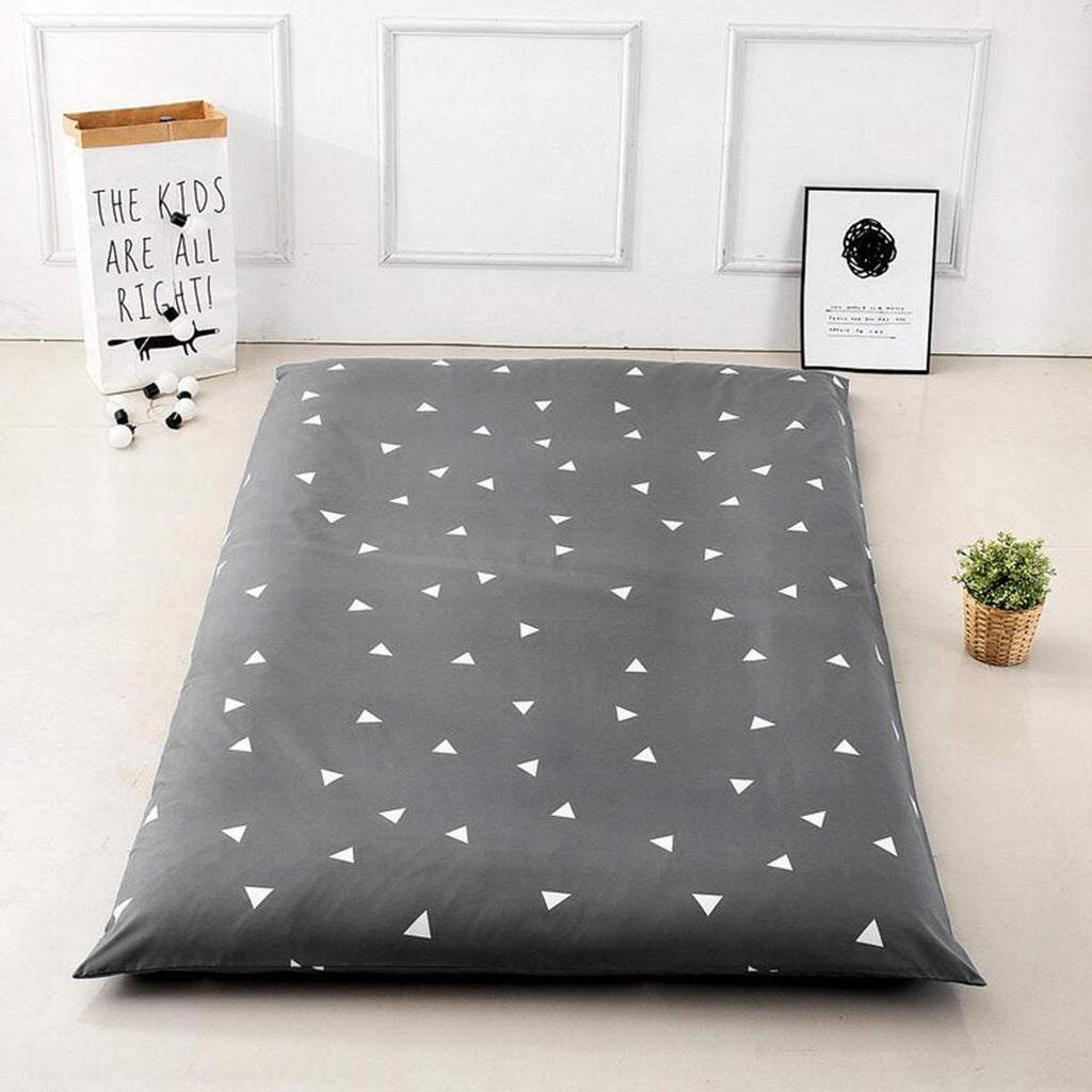 Tatami Mattress Cover Bedspread Floor Mat Coverlet 120x200cm Triangle