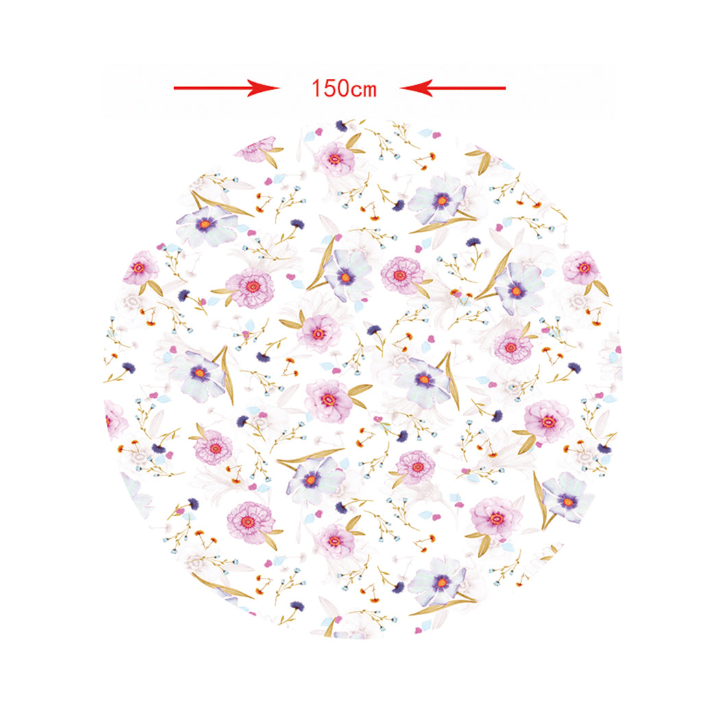 Waterproof Non-slip Round Elastic Table Cover Table Cloth E - 1.5m (59 Inch)