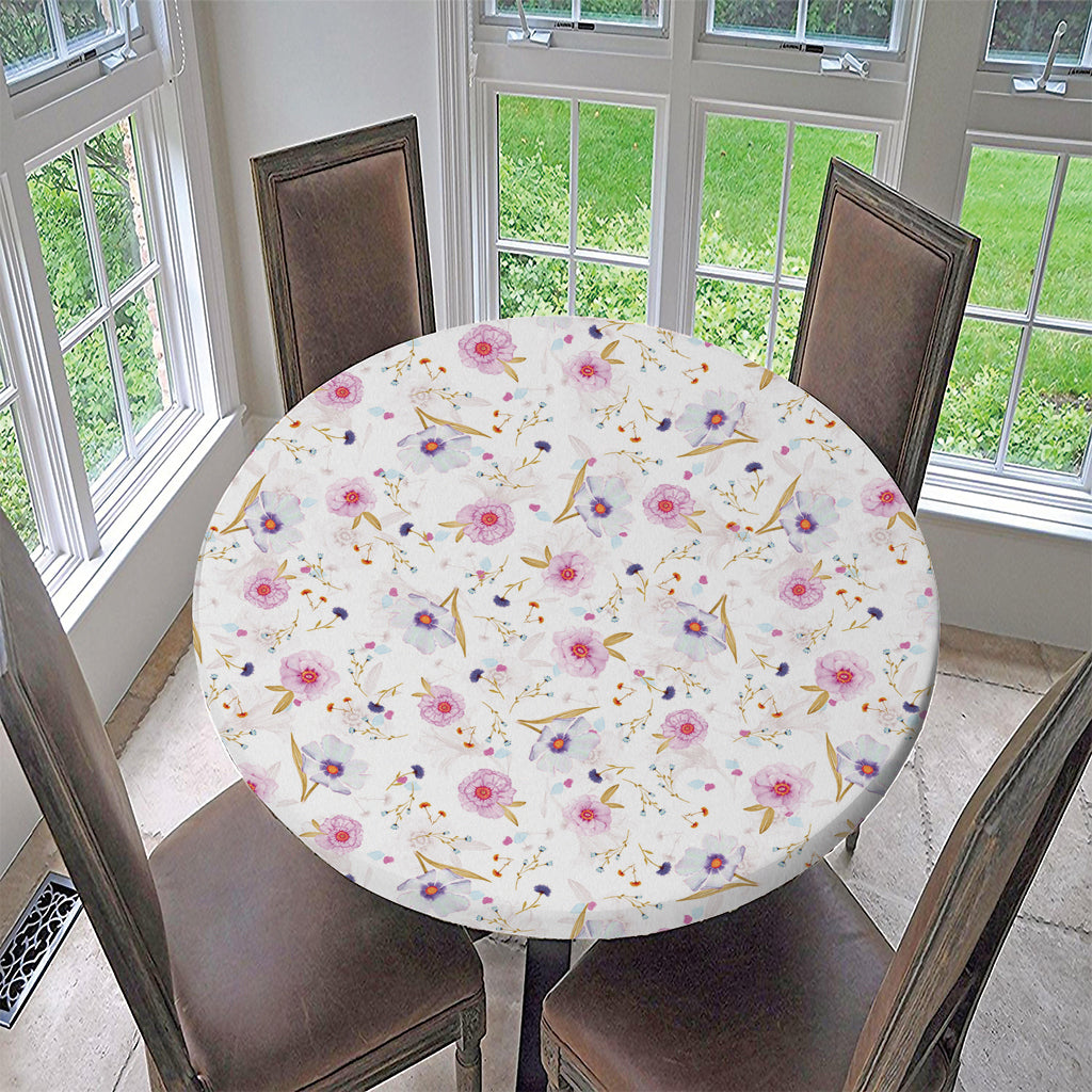 Waterproof Non-slip Round Elastic Table Cover Table Cloth E - 1.5m (59 Inch)