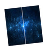 Set of 2 Panels Digital Printing 3D Curtains 140x100cm Star sky