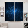 Set of 2 Panels Digital Printing 3D Curtains 140x100cm Star sky