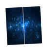 Set of 2 Panels Digital Printing 3D Curtains 140x100cm Star sky