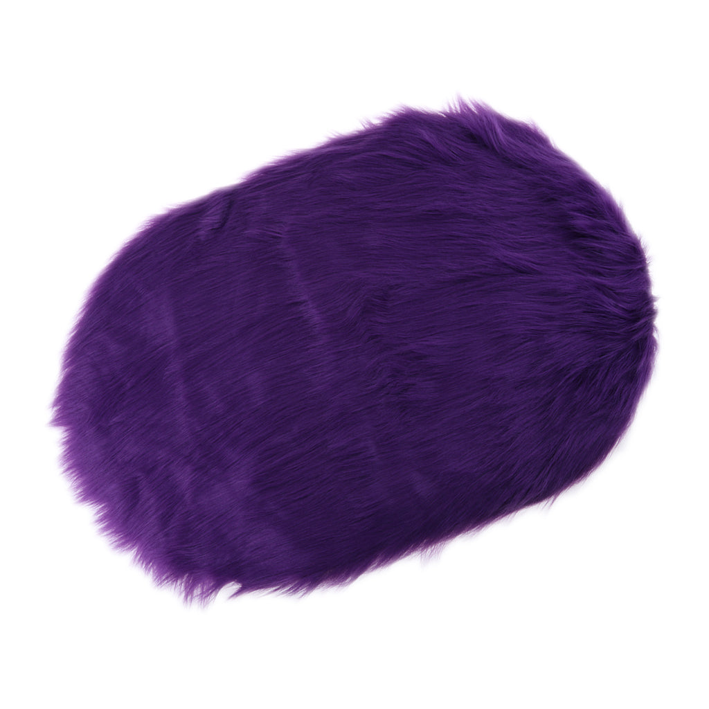 Soft Sheepskin Fluffy Skin Faux Fur Rug Mat Rugs 50x80cm Purple