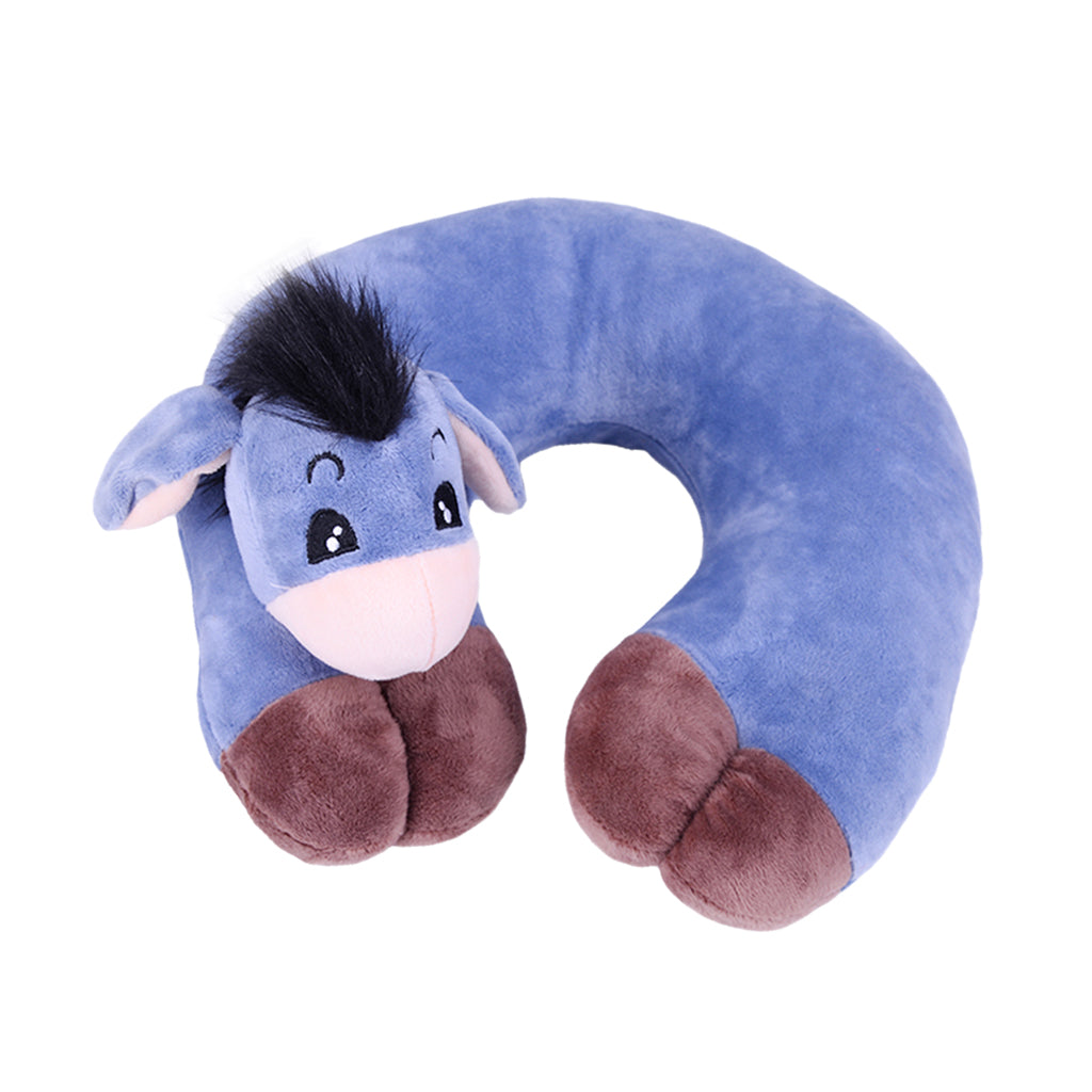 Cartoon Animal U Shape Neck Pillow Travel Pillow Case Cushion Donkey