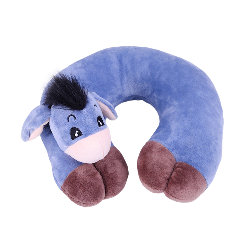 Cartoon Animal U Shape Neck Pillow Travel Pillow Case Cushion Donkey