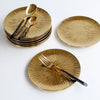 1 Pc European Style Ceramic Round Plate Hotel Restaurant Luxury Tableware