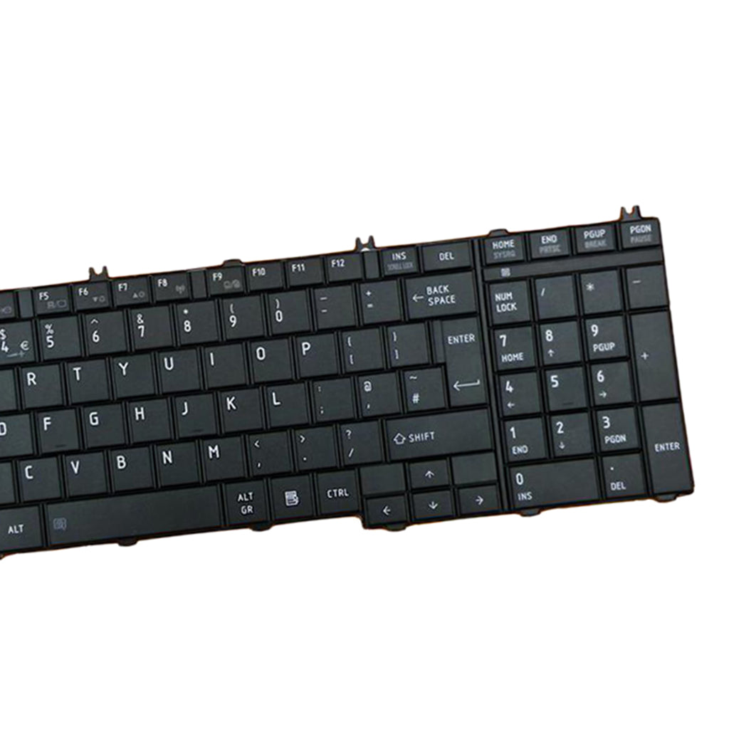 For Toshiba Satellite C650 C655 C655D UK English Layout Keyboard Black