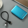 Blue Portable Ultra-thin 2.5in Hard Drive USB3.0 HDD Case for Desktop 1T