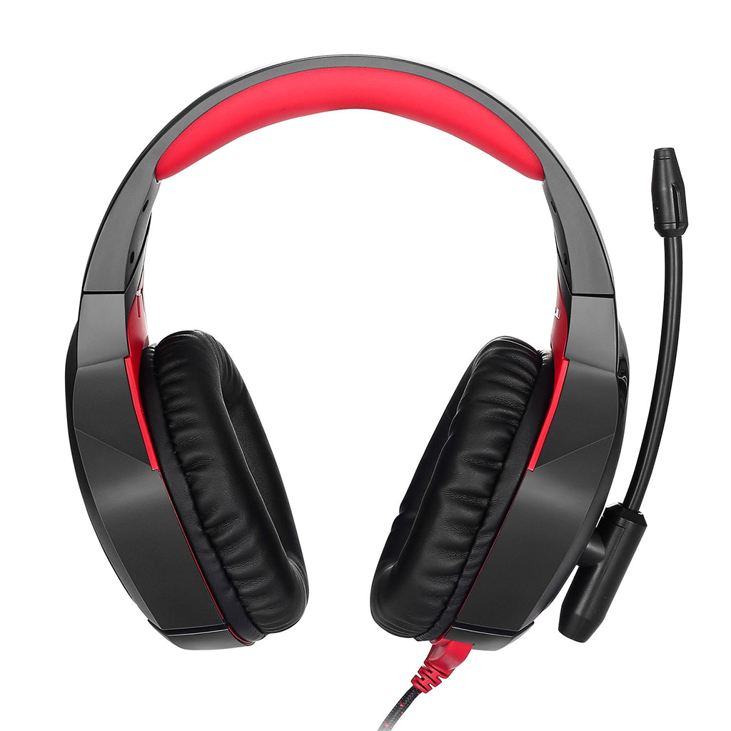 Stereo Bass Surround Gaming Headset with Mic for PS4 Xbox One PC Black Red