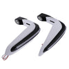 Motorcycle Handlebar Hand Guard Windshield Protector Cover with LED White