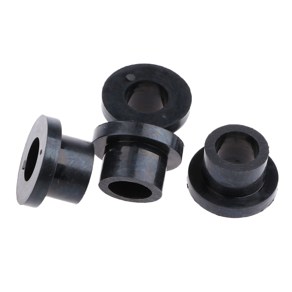 4PCS Handlebar Rubber Mount Bushings Black for Harley Touring