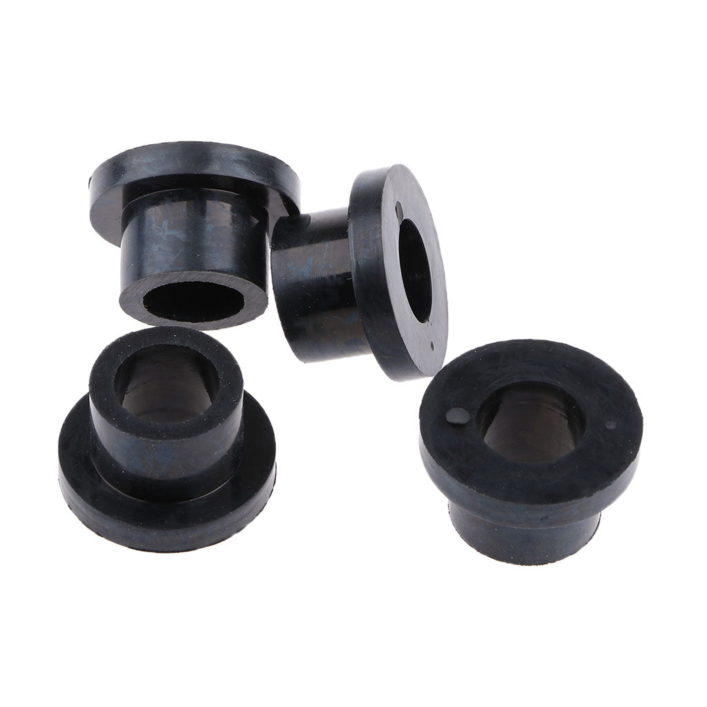 4PCS Handlebar Rubber Mount Bushings Black for Harley Touring