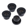 4PCS Handlebar Rubber Mount Bushings Black for Harley Touring