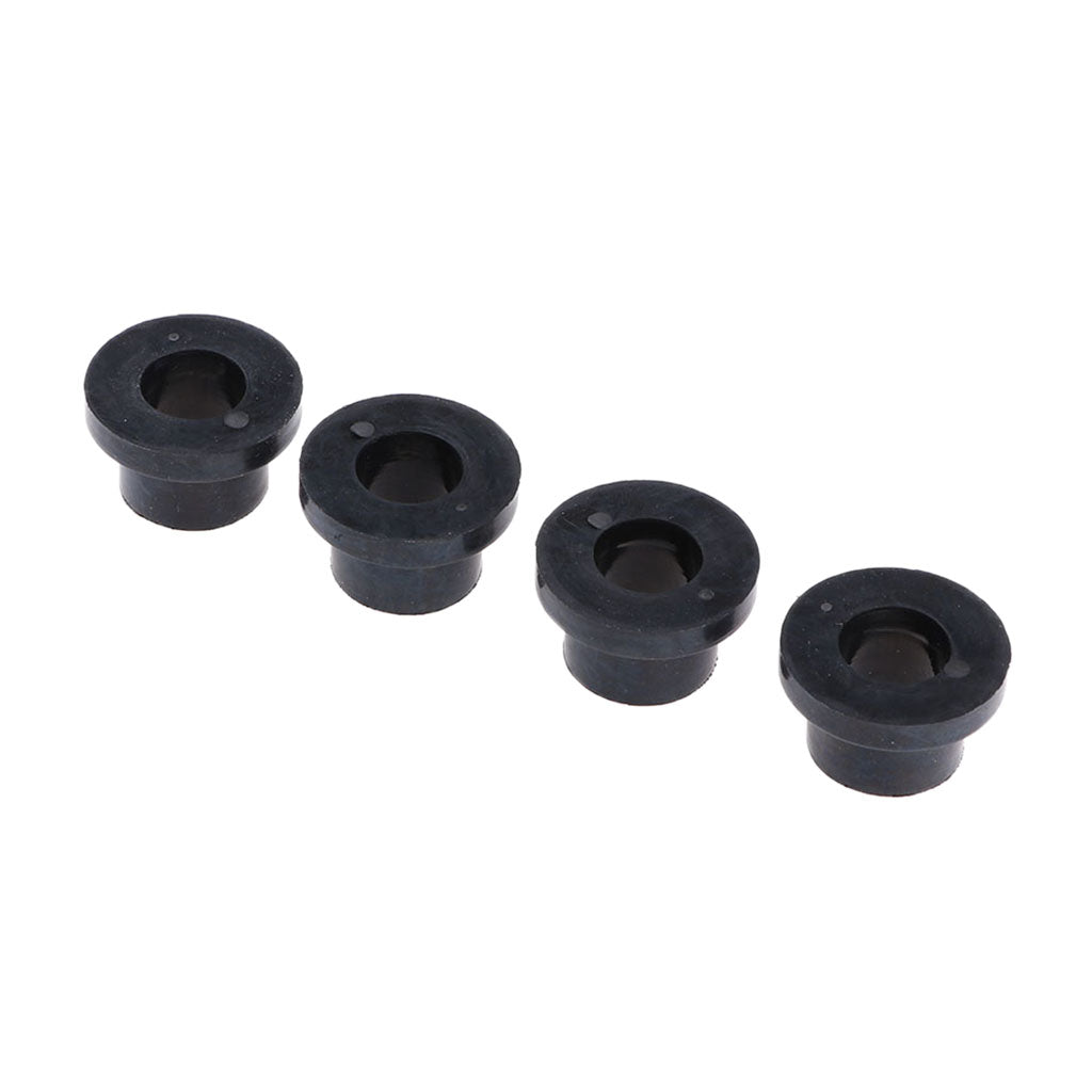 4PCS Handlebar Rubber Mount Bushings Black for Harley Touring