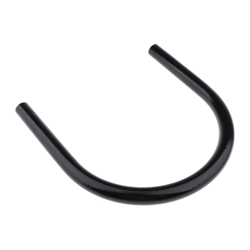 Flat Cafe Racer Seat Frame Hoop Loop Metal 230mm for Motorcycle Black