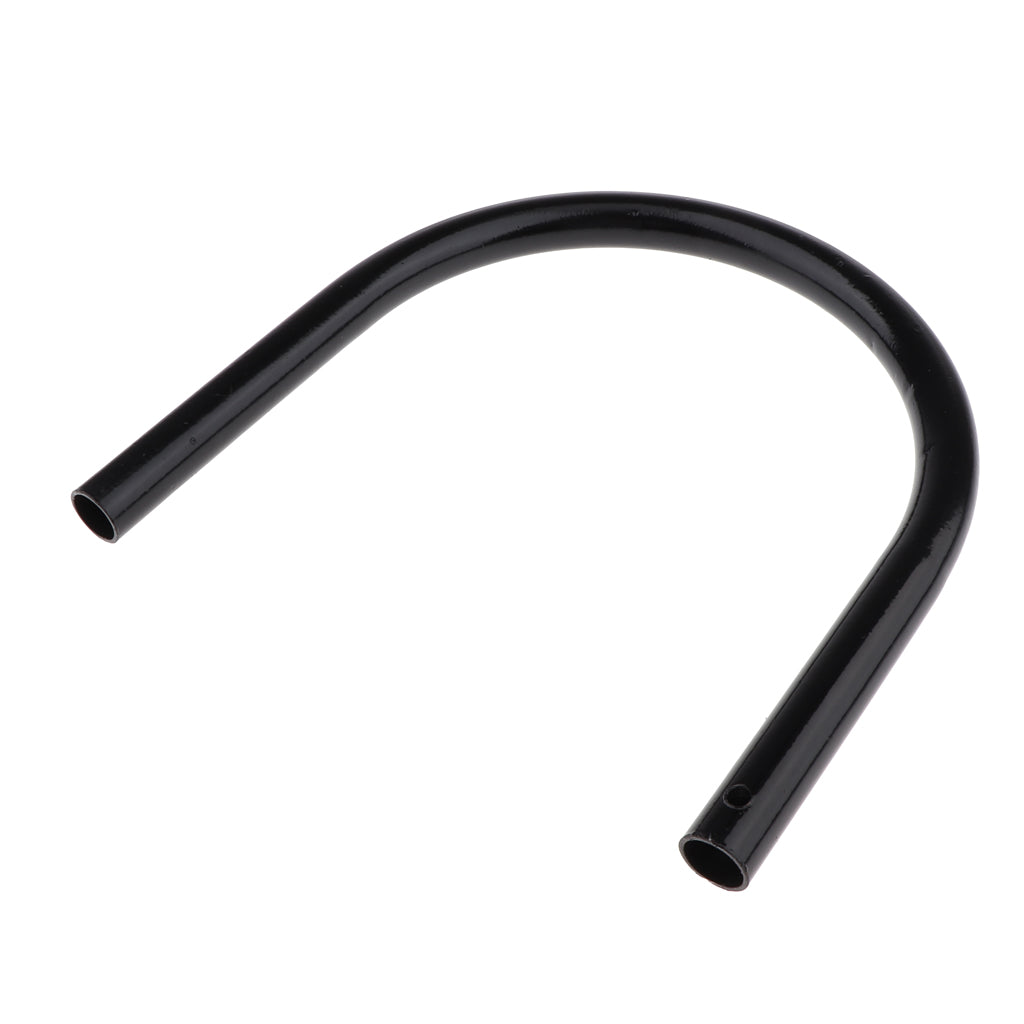 Flat Cafe Racer Seat Frame Hoop Loop Metal 230mm for Motorcycle Black