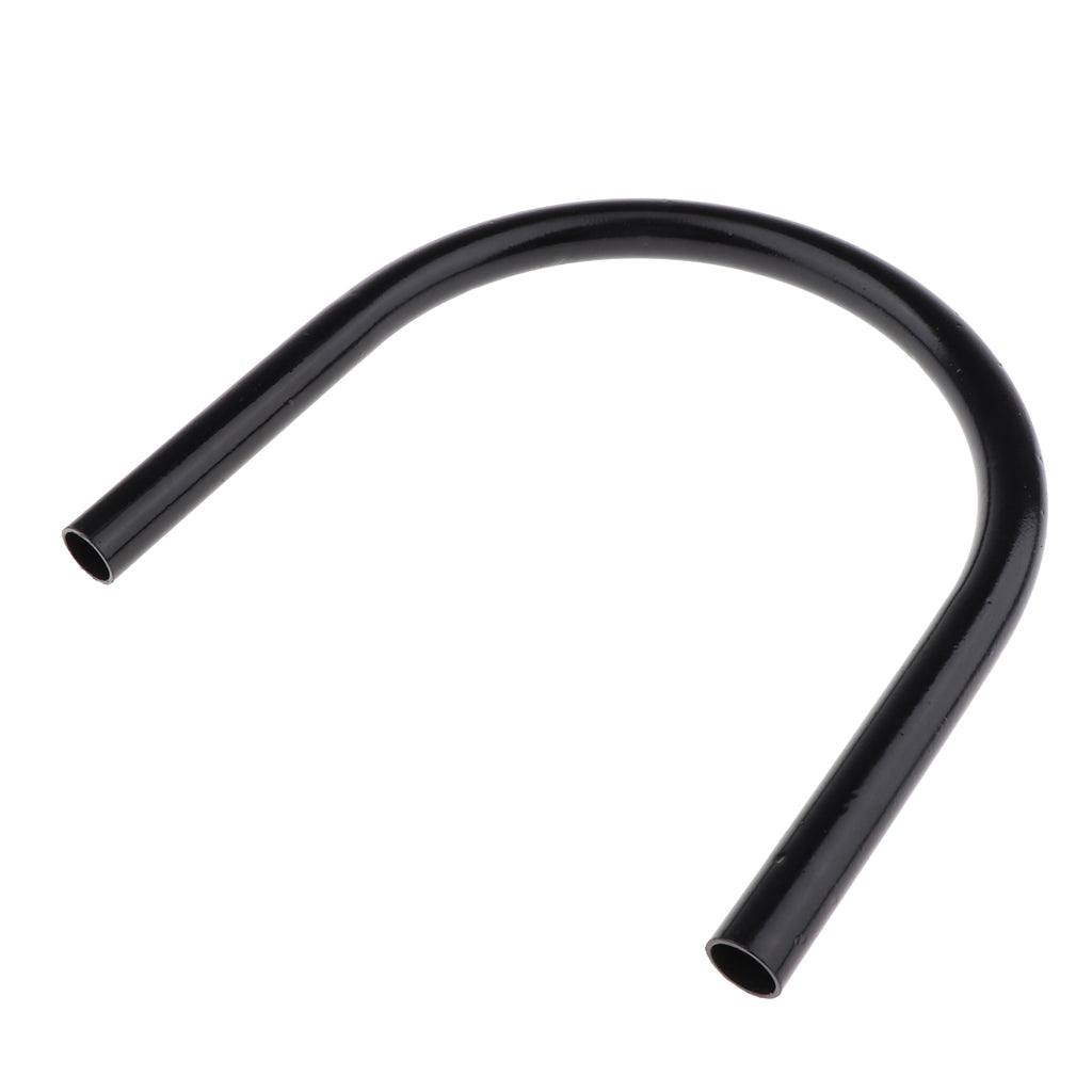 Flat Cafe Racer Seat Frame Hoop Loop Metal 230mm for Motorcycle Black