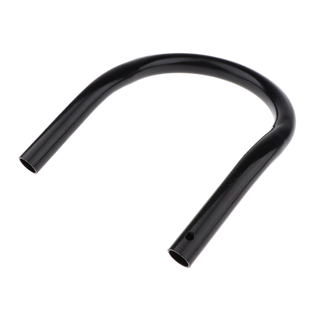 Upswept Cafe Racer Seat Frame Hoop Loop Metal 175mm for Motorcycle Black