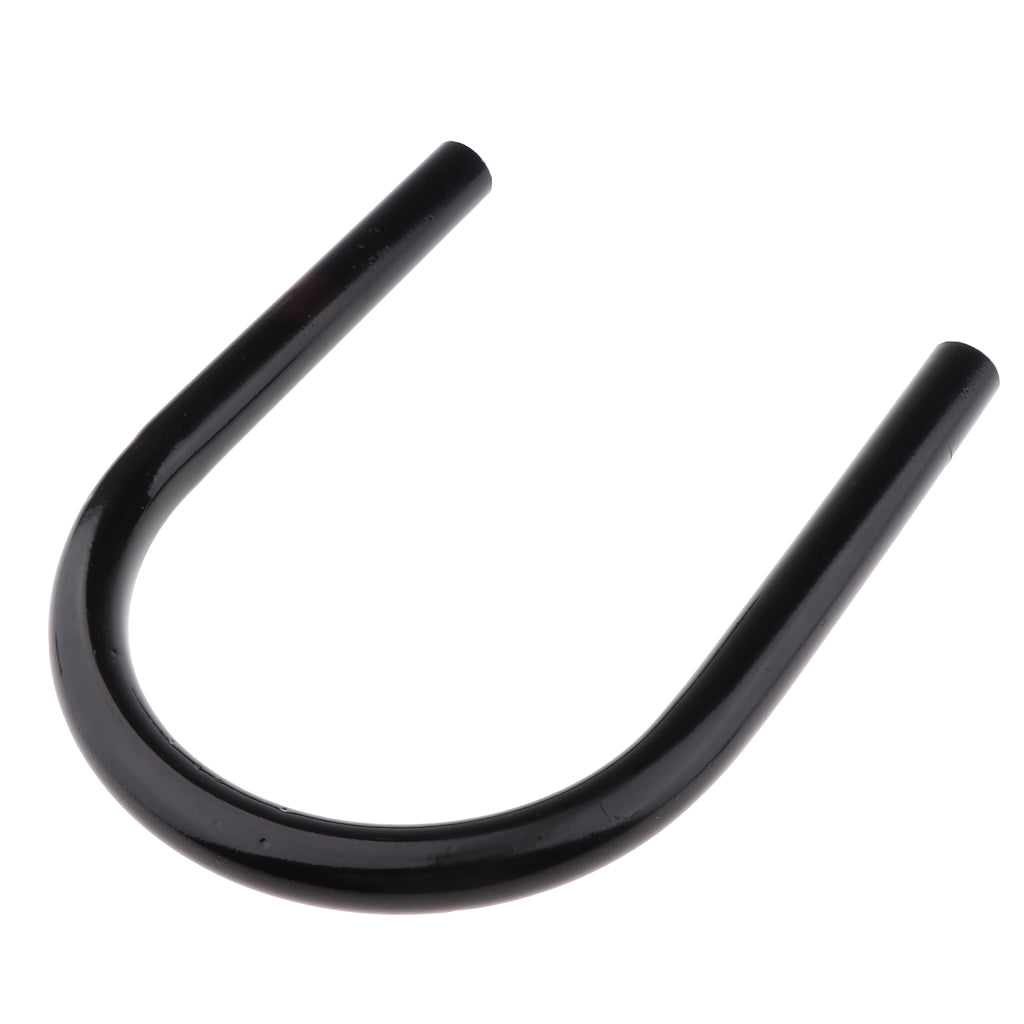 Flat Cafe Racer Seat Frame Hoop Loop Metal 175mm for Motorcycle Black