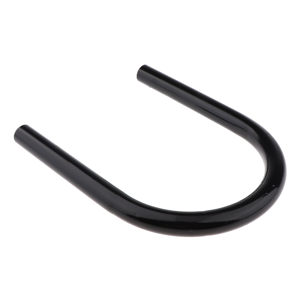 Flat Cafe Racer Seat Frame Hoop Loop Metal 175mm for Motorcycle Black