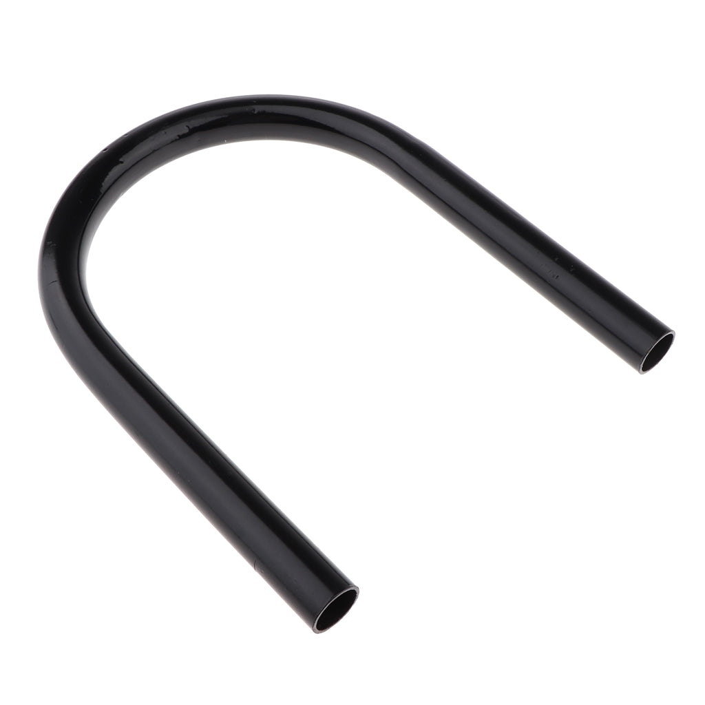 Flat Cafe Racer Seat Frame Hoop Loop Metal 175mm for Motorcycle Black