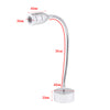 12V 2W LED Flexible Gooseneck Reading Chart/map Light with Switch Silver