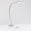 12V 2W LED Flexible Gooseneck Reading Chart/map Light with Switch Silver