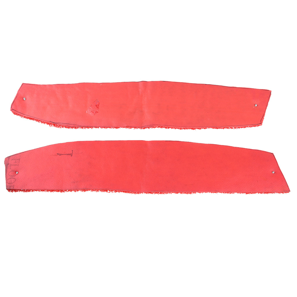 1 Pair Scooter Rubber Floor Foot Board Mat for Honda CH125 Red