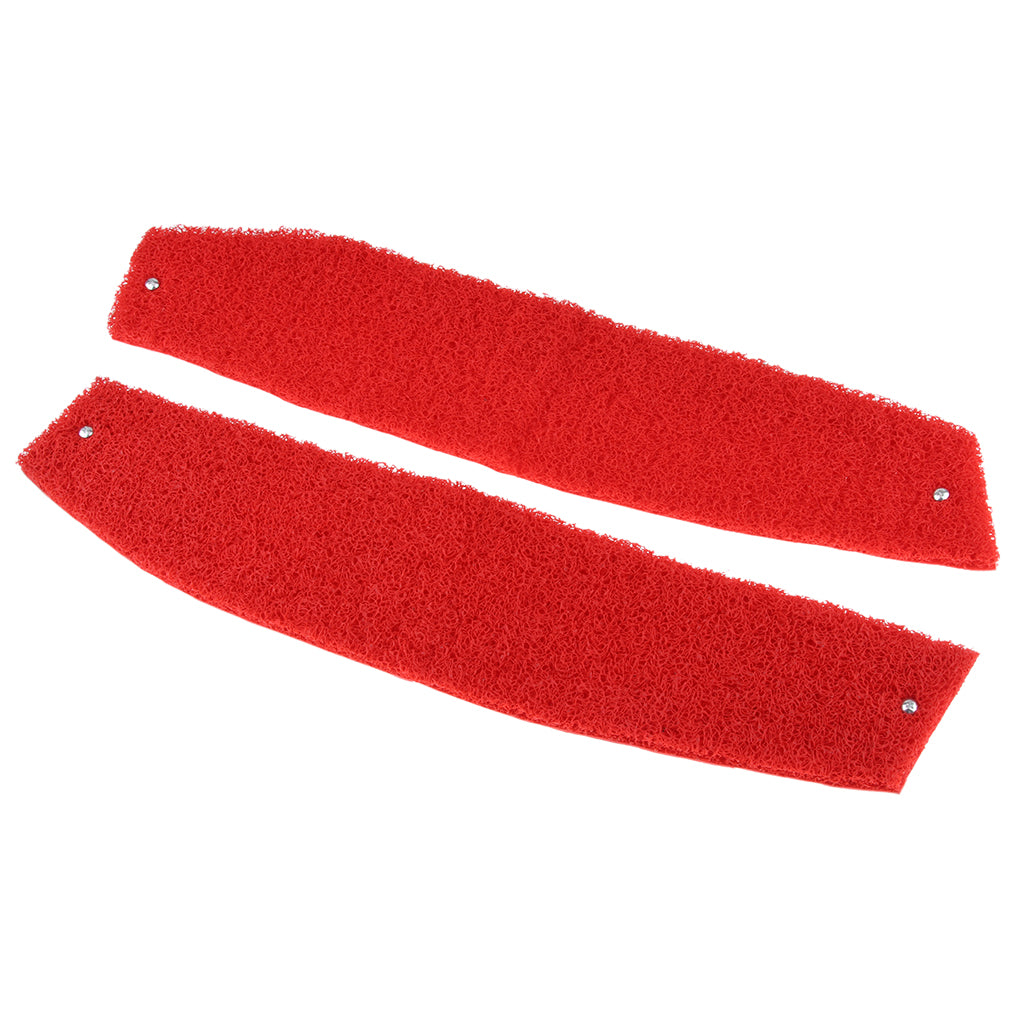 1 Pair Scooter Rubber Floor Foot Board Mat for Honda CH125 Red