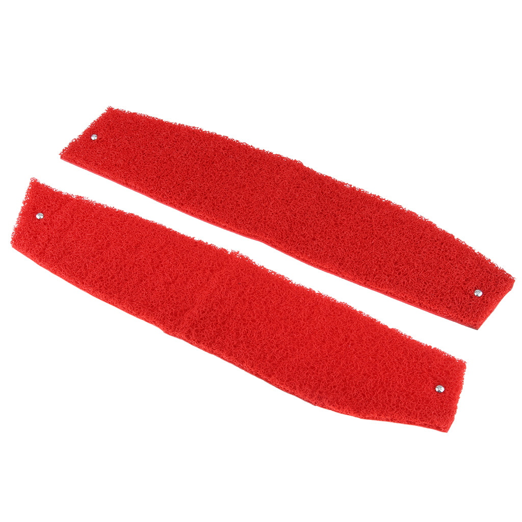 1 Pair Scooter Rubber Floor Foot Board Mat for Honda CH125 Red