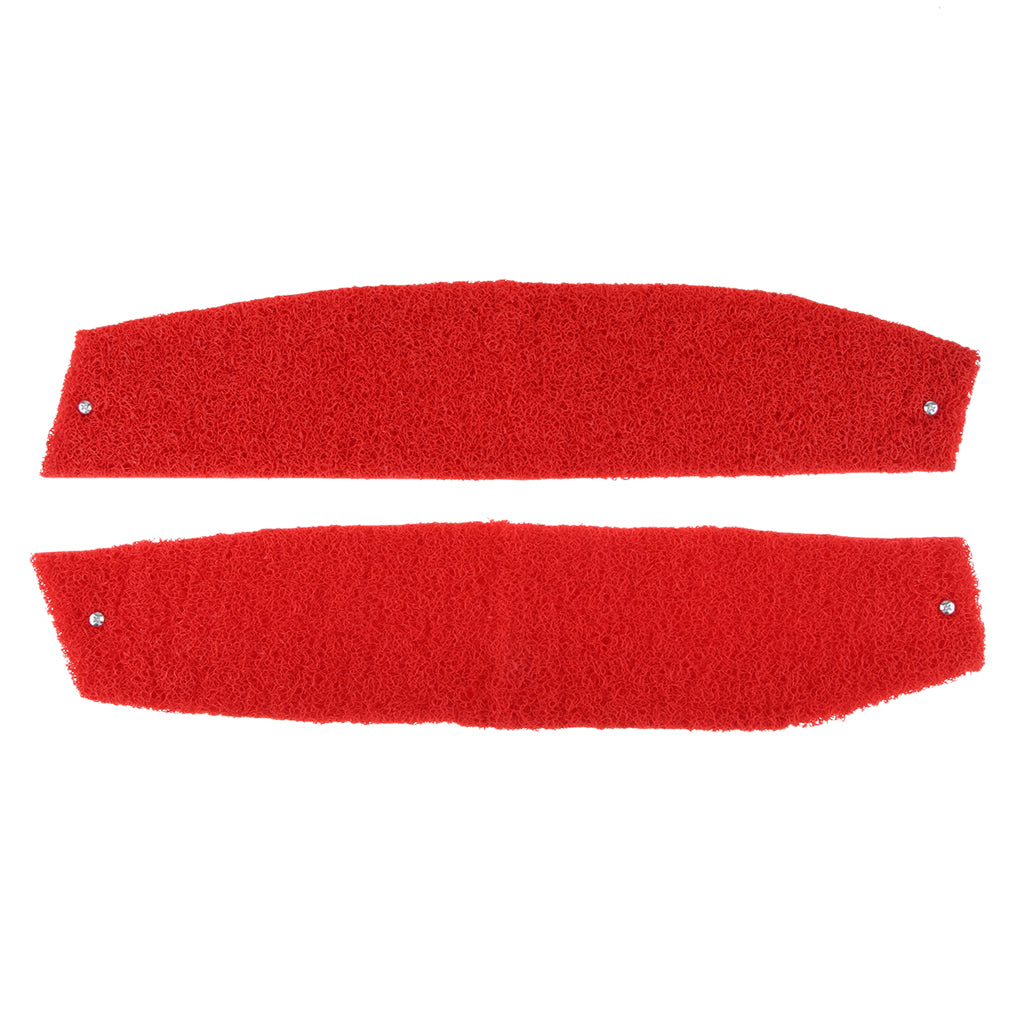 1 Pair Scooter Rubber Floor Foot Board Mat for Honda CH125 Red