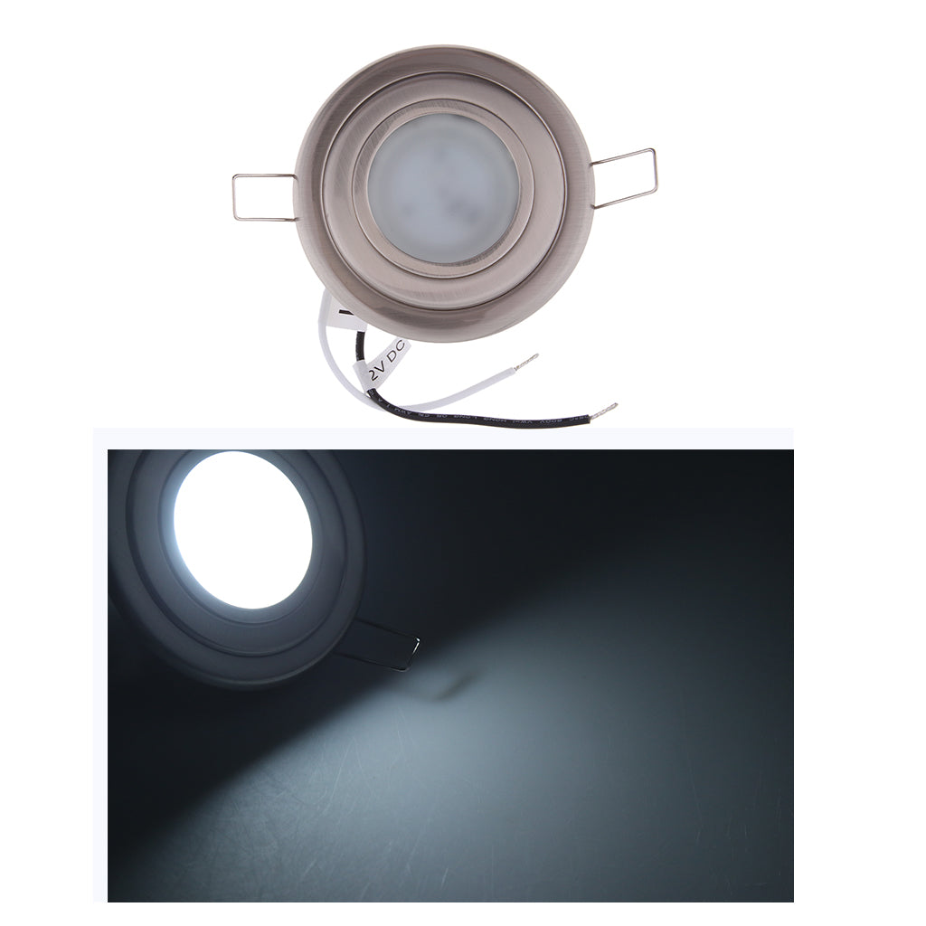 3.5" 12V 2.5W LED Recessed Ceiling Light Downlight Lamp Spotlight 6000K