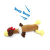 Pet Dog Durable Chew Toys Squeaky Plush Dog Toy Dog Teething Clean Toys