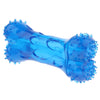 Pet Dog Puppy Fun Toy Teeth Care Cleaning Brush Toys Blue S