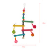 Multi Color Beads Revolving Ladder for Bird Parrot Climbing & Chewing