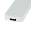 NVMe PCIE USB C SSD HDD Enclosure M.2 to Type C Hard Drive Disk Case White