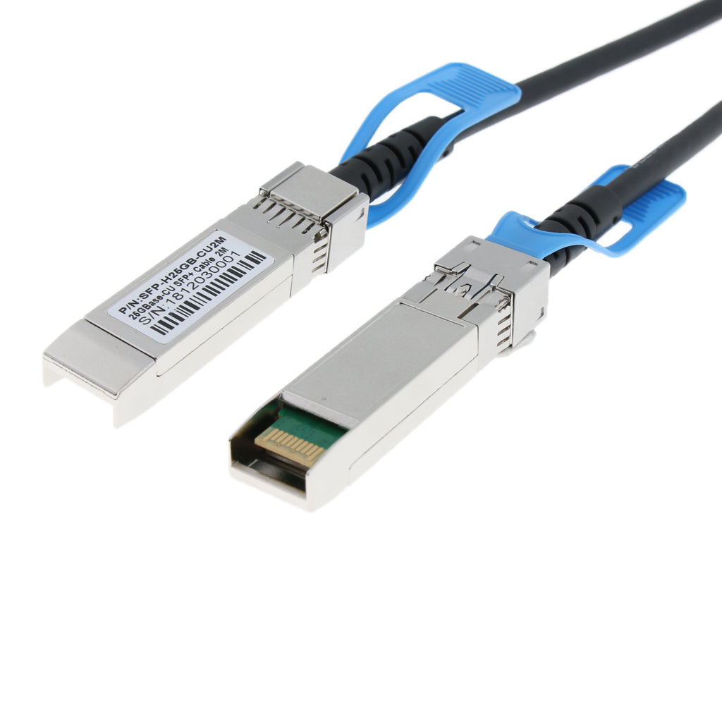 SFP28 SFF-8402 Passive Direct Attach Cable 25Gbps Ethernet 2 Meter