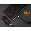 Wireless Keyboard Mouse Combo 2.4G USB for iOS Windows 10/7/XP Android black