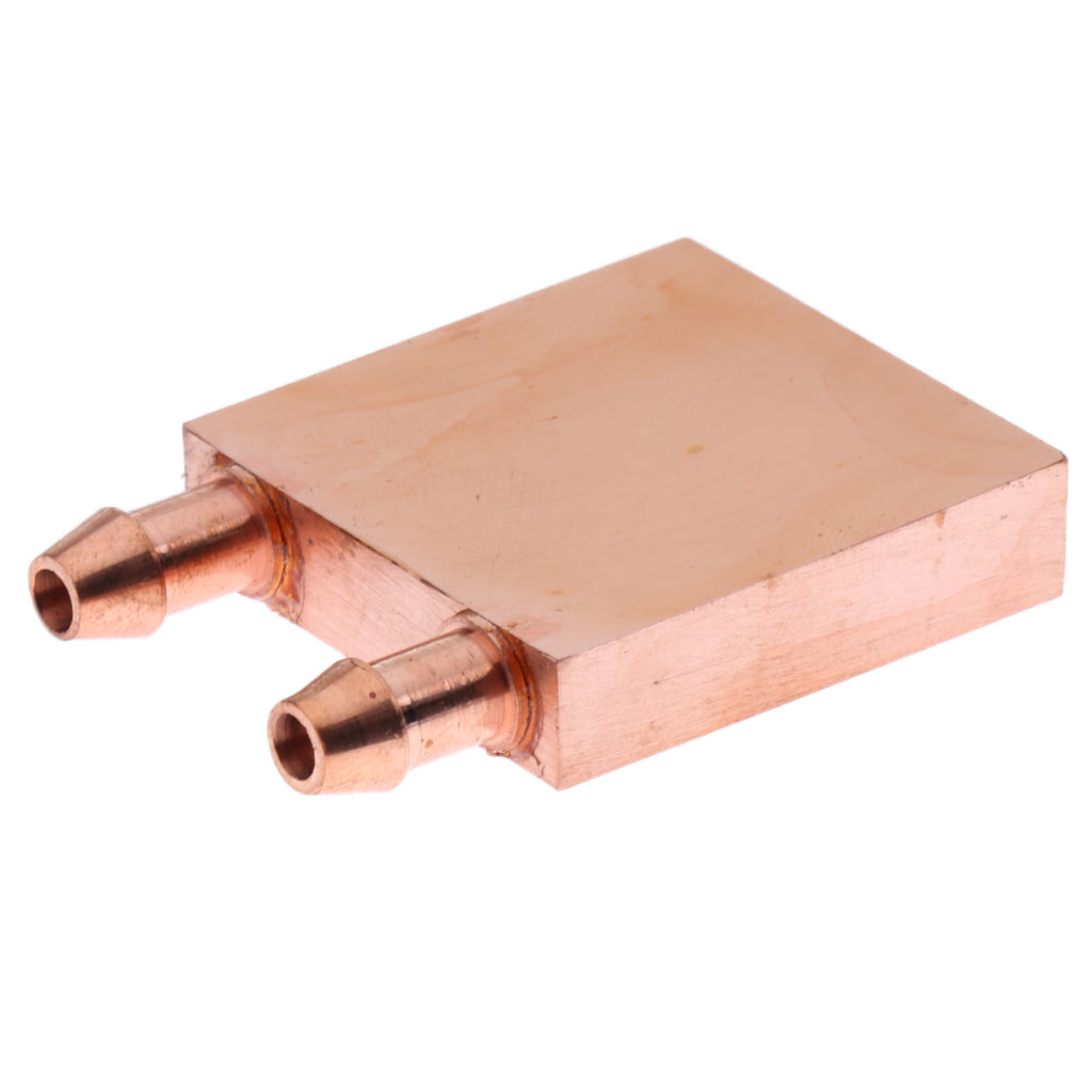 Water Cooling Block for CPU Liquid Radiator Heatsink 40x40mm Copper TT4040A