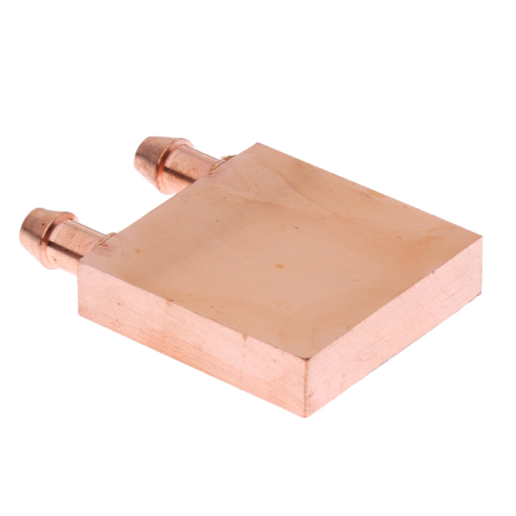 Water Cooling Block for CPU Liquid Radiator Heatsink 40x40mm Copper TT4040A