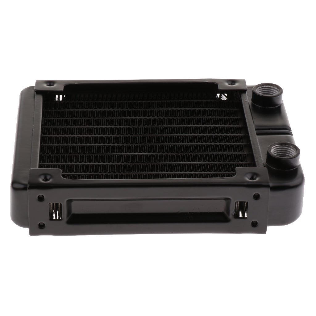 120mm 10Pipe Computer Radiator Water Cooler for CPU Heatsink Aluminum Screw