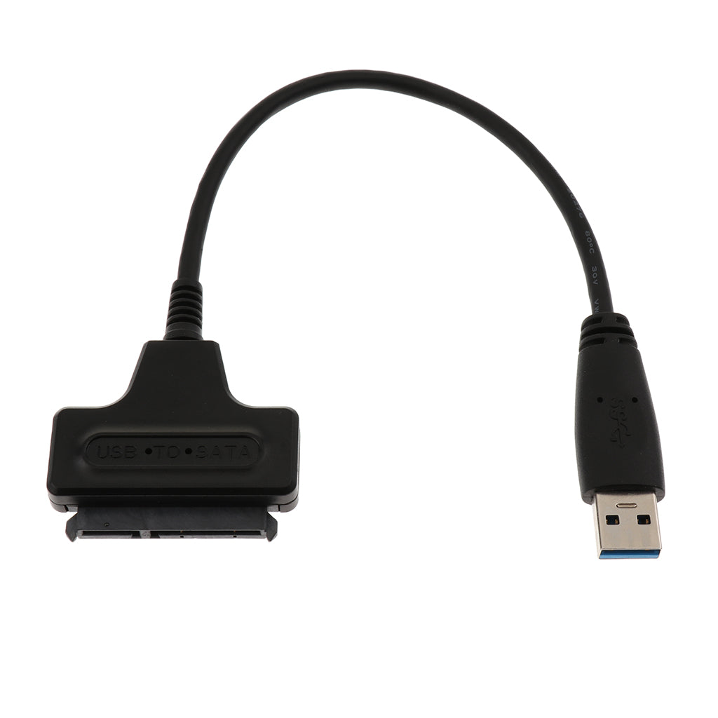 USB 3.0 Male to SATA 7+15 Pin Adapter Cable for 2.5 inch HDD Hard Disk Drive