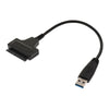 USB 3.0 Male to SATA 7+15 Pin Adapter Cable for 2.5 inch HDD Hard Disk Drive