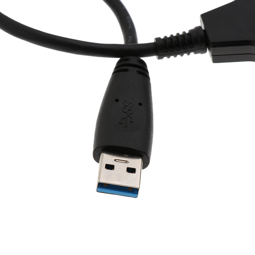 USB 3.0 Male to SATA 7+15 Pin Adapter Cable for 2.5 inch HDD Hard Disk Drive